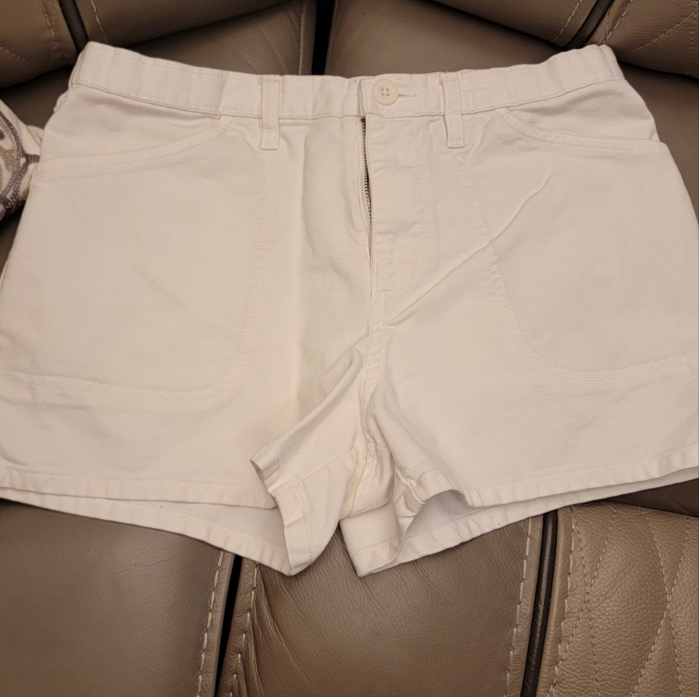 Old Navy Jean Shorts Women's Size 8 White Denims
